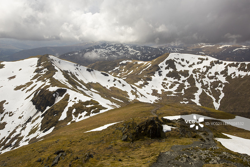 眺望本·格拉斯山图片素材