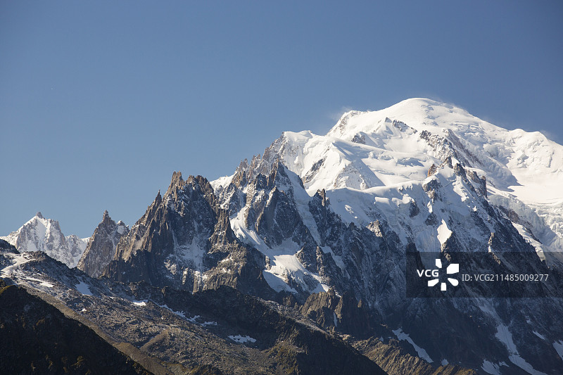 勃朗峰，塔库尔峰图片素材