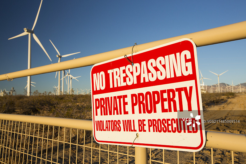 特哈查比山口风力发电场的一部分图片素材