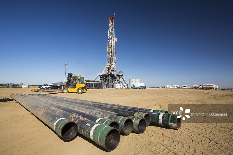在美国钻探石油图片素材