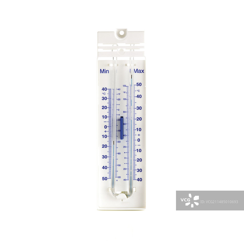 最高和最低温度计图片素材