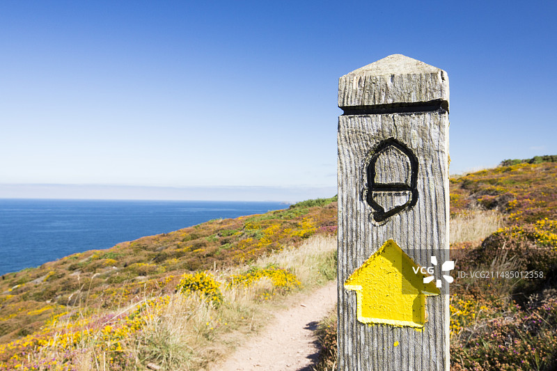 西南海岸小路图片素材