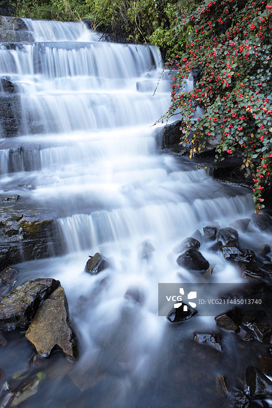 南非39阶瀑布图片素材