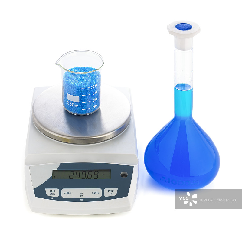 硫酸铜的摩尔溶液图片素材