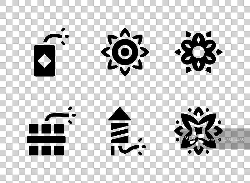 排灯节实体图标合集图片素材