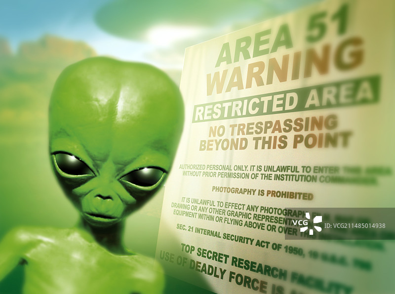 罗斯威尔外星人插图图片素材