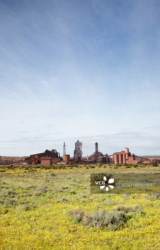 南非萨尔达尼亚钢铁厂图片素材