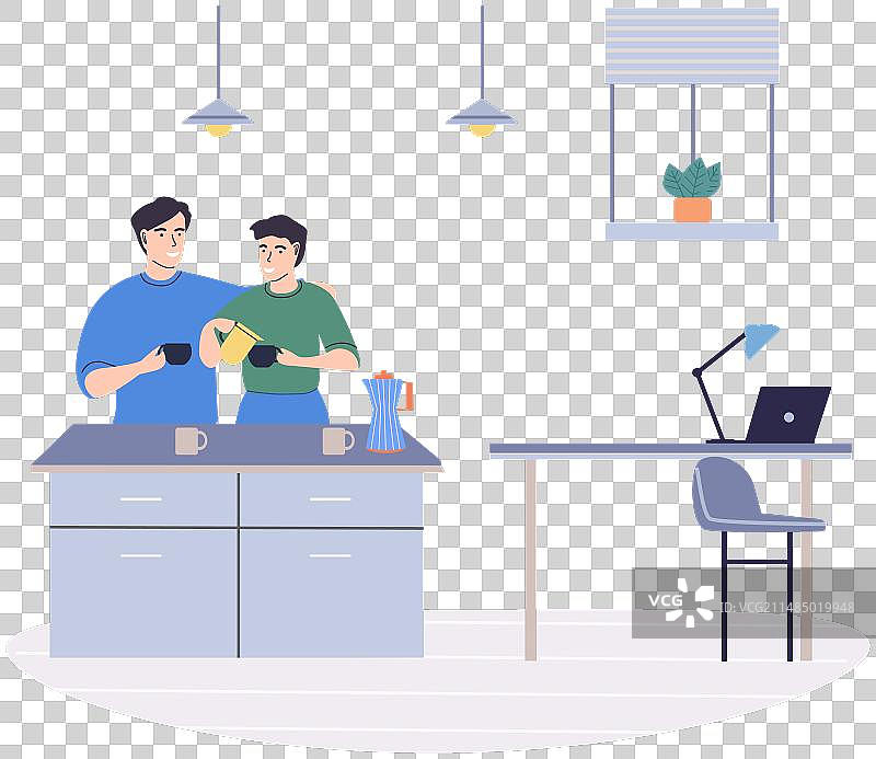 在休息室寻找放松和舒适图片素材