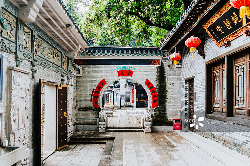 中山西山寺图片素材