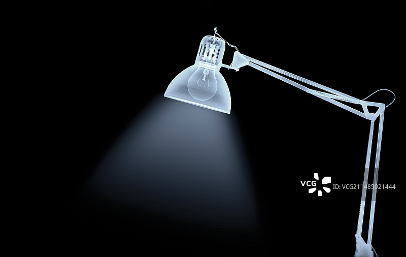 台灯的X光片图片素材