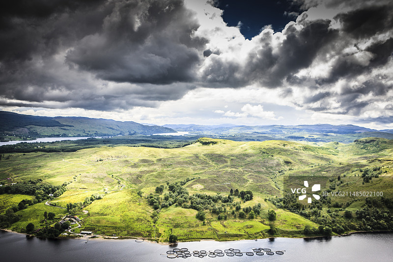 英国苏格兰克鲁阿坎水电站图片素材