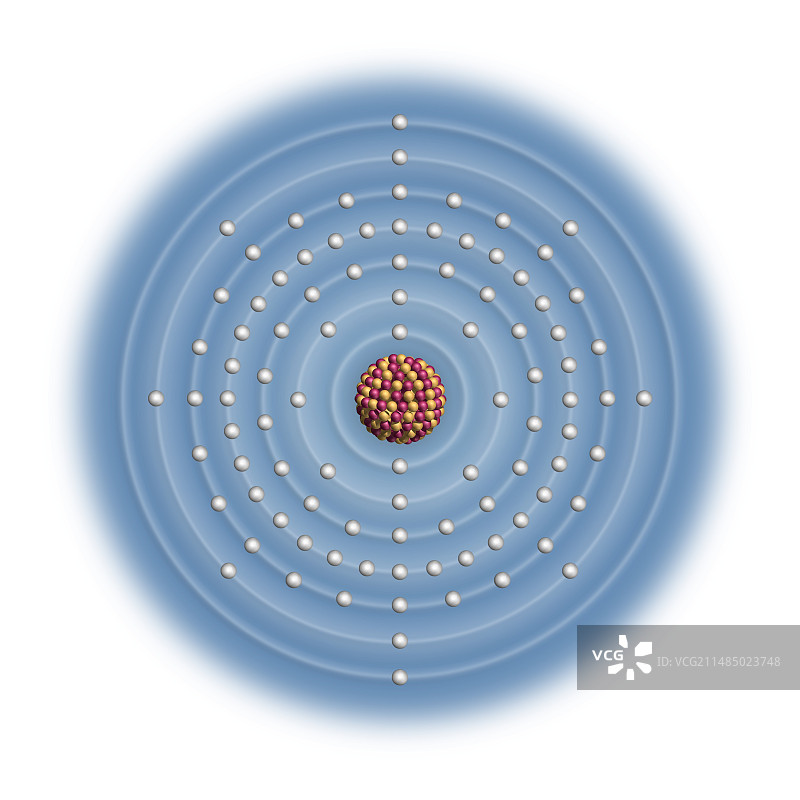 钚的原子结构图片素材