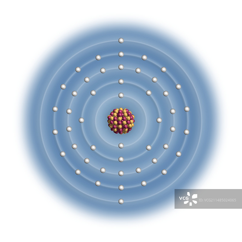 镉原子结构图片素材
