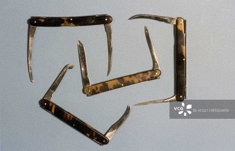 手术刀，约1860年图片素材