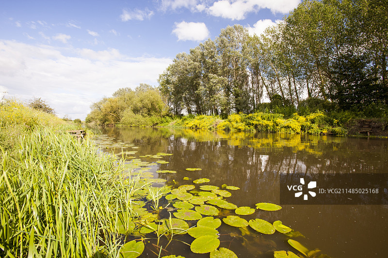 英国珀肖尔的埃文河图片素材