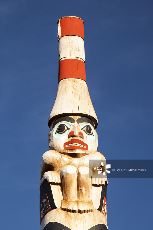 加拿大图腾柱图片素材