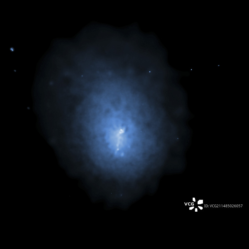 矮星系X射线图像图片素材