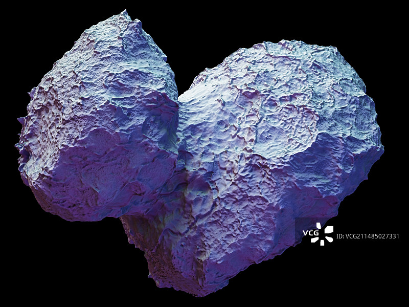 丘留莫夫－格拉西缅科彗星插画图片素材