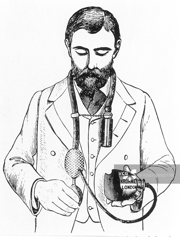 19世纪麻醉吸入器艺术品图片素材