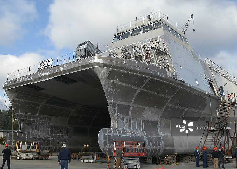 近海水面实验艇图片素材