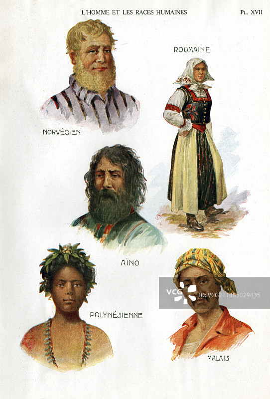 民族群体历史插图图片素材