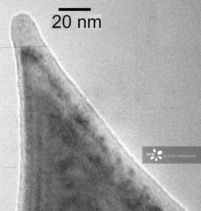 碳化硅尖端，TEM图片素材