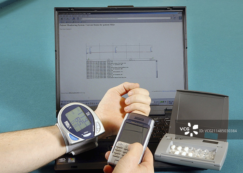 移动医疗设备，IBM研究图片素材