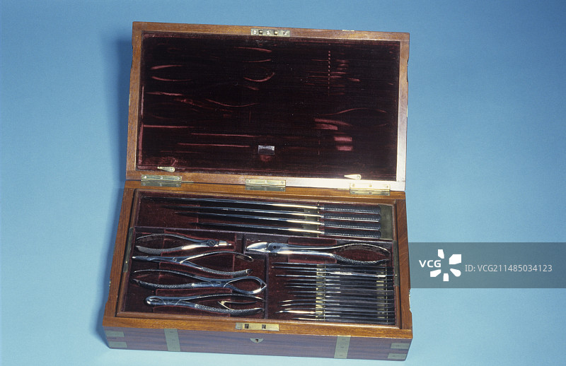 1850年左右的截肢工具图片素材
