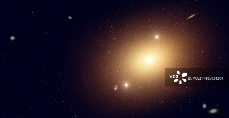 椭圆星系的艺术作品图片素材