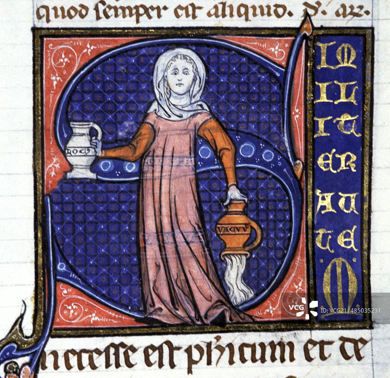 亚里士多德的科学插图图片素材