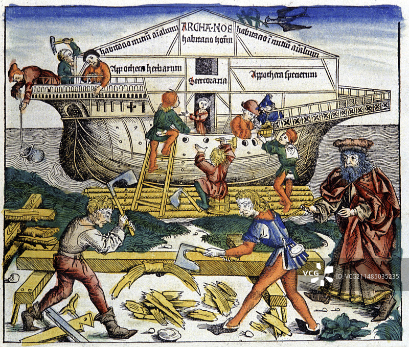 诺亚方舟建筑图片素材