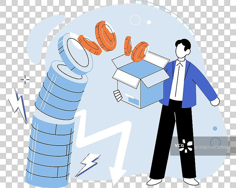 经济衰退金融机构图片素材