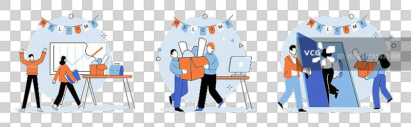 新员工隐喻图片素材