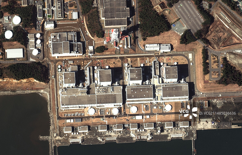日本福岛核电站图片素材