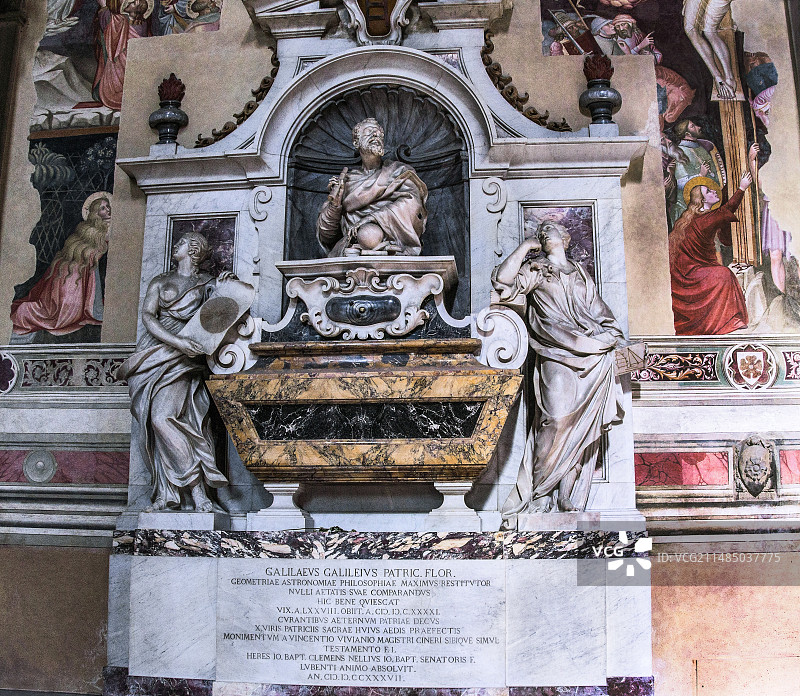 意大利佛罗伦萨伽利略墓图片素材