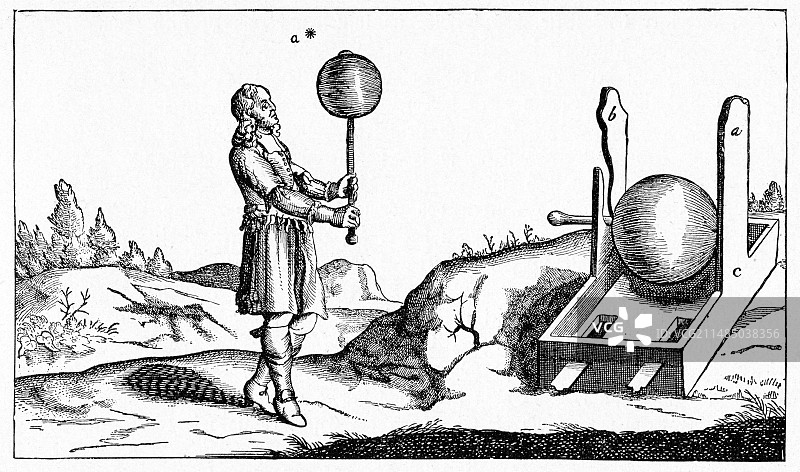 17世纪真空实验艺术作品图片素材