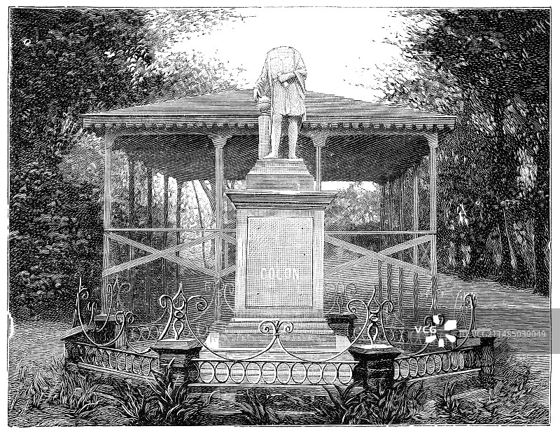 菲律宾哥伦布雕像，1899年图片素材