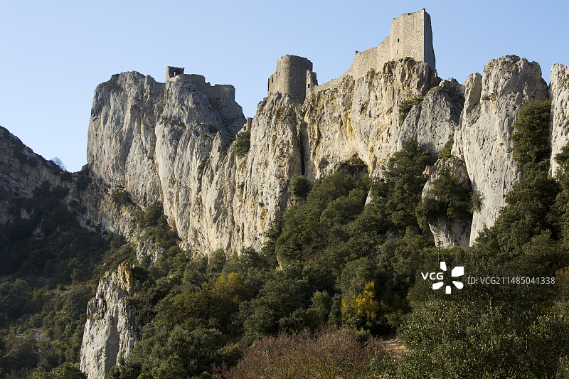 法国佩雷佩尔蒂斯城堡图片素材