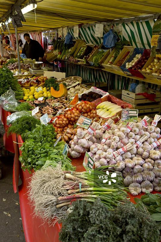 巴黎果蔬市场图片素材