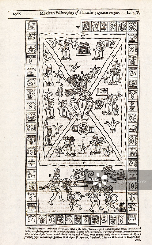 14世纪阿兹特克统治者特诺奇的统治图片素材