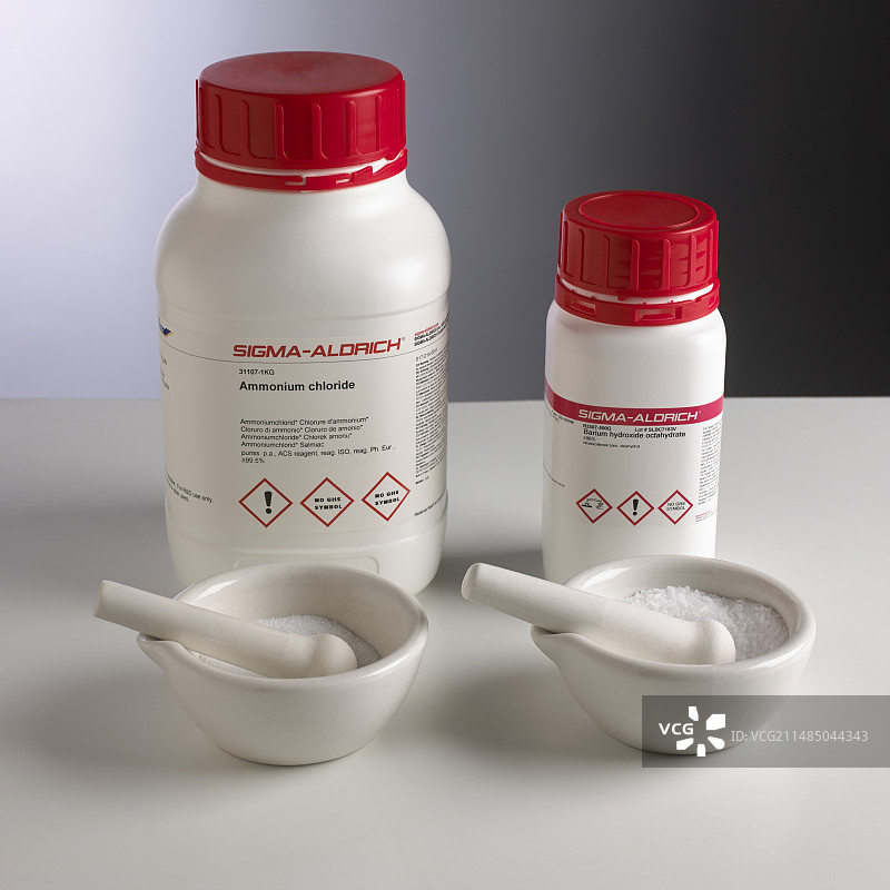 用于吸热反应的化学品图片素材