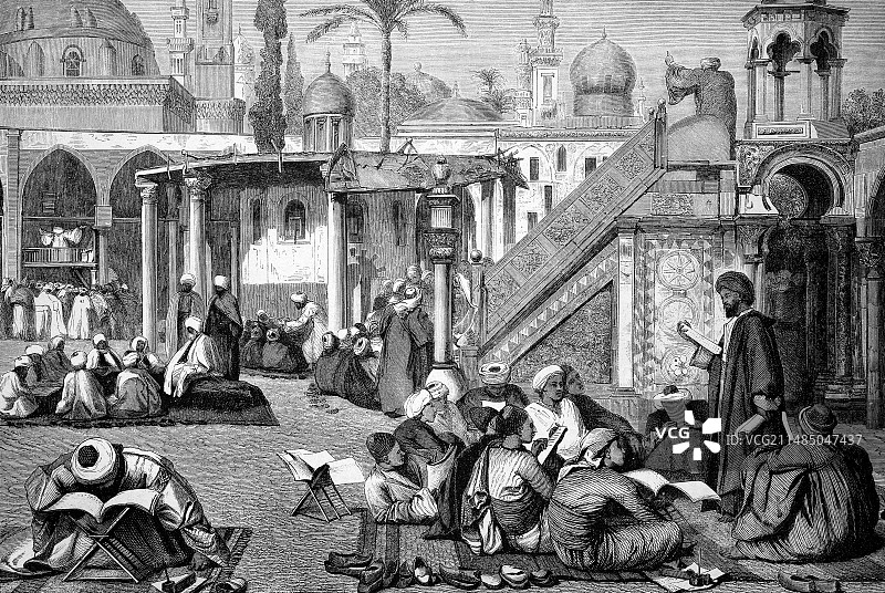 埃及开罗大学艺术作品图片素材