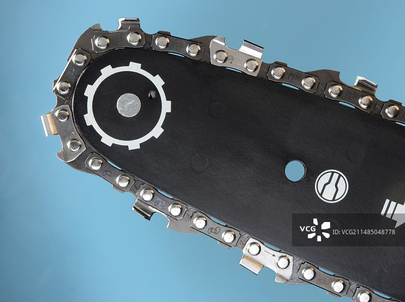 链锯切割链条图片素材