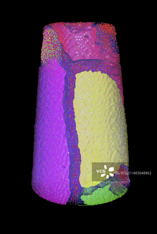 铝合金原子探针断层扫描图片素材