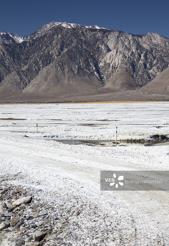 美国加利福尼亚州欧文斯湖再灌溉图片素材