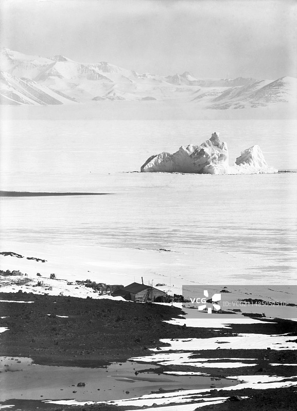 新地南极冬季小屋,1912年图片素材