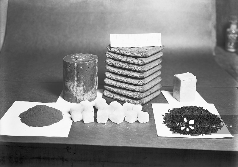 南极洲每日雪橇口粮，1910年代图片素材