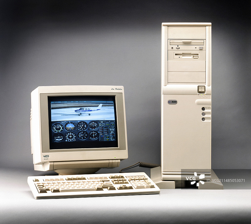 早期台式电脑图片素材