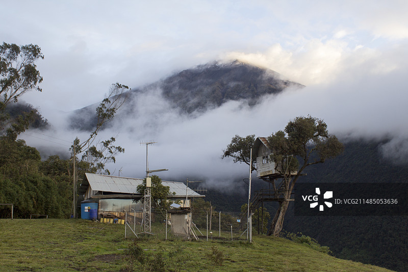 通古拉瓦火山，厄瓜多尔图片素材