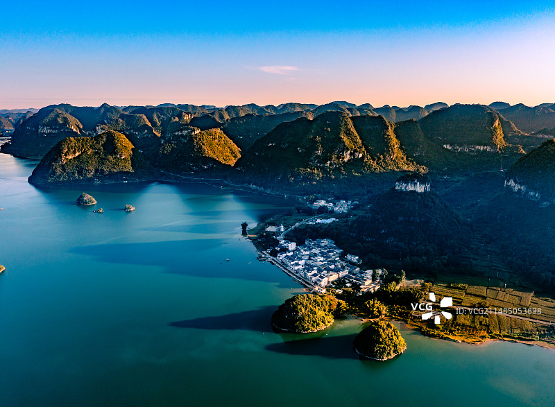 渠洋湖图片素材